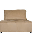 Maui Modular Sofa Aniline Leather Cashew Uniqwa Collections