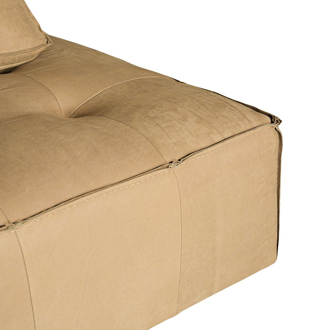 Maui Sofa | Aniline Leather | Cashew Uniqwa Collections