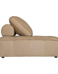 Maui Modular Sofa Aniline Leather Cashew Uniqwa Collections