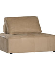 Maui Modular Sofa Aniline Leather Cashew Uniqwa Collections
