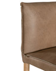 Mayan Buffalo Leather Counter Chair Uniqwa Collections