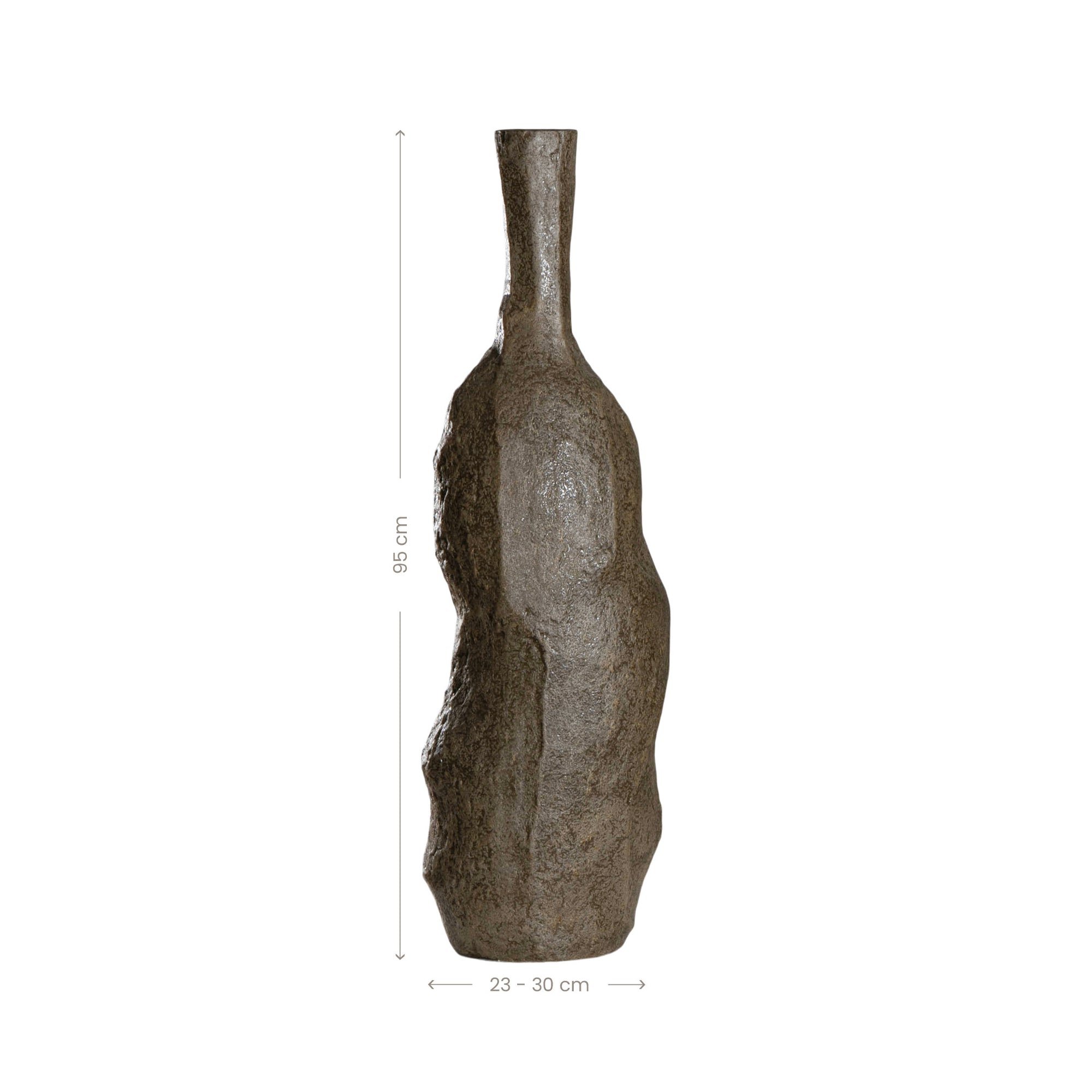 Mazuri Vase | Burning Grey Medium Uniqwa Collections