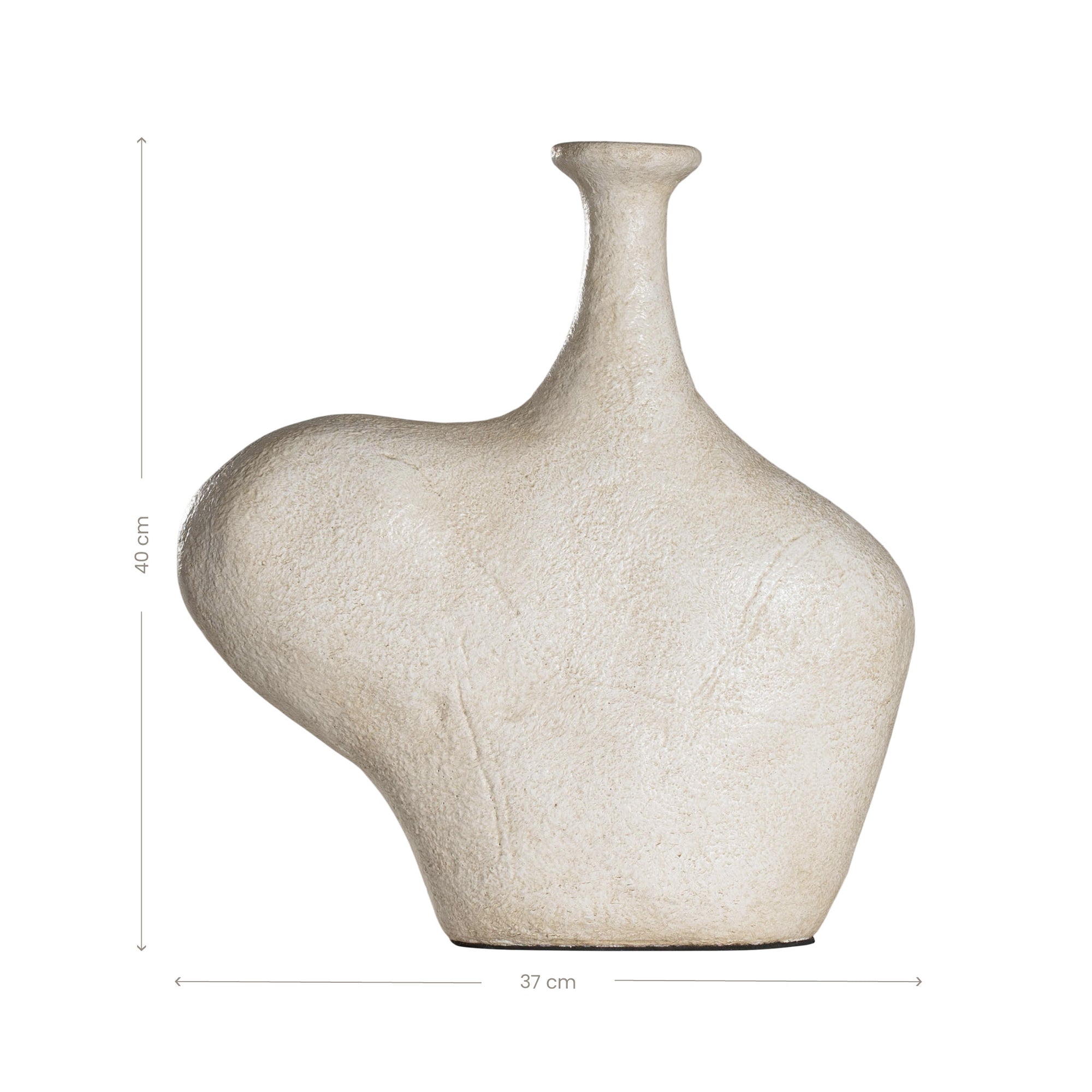 Meraki Vase | White Wash Wide Uniqwa Collections