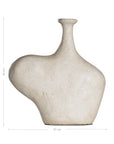 Meraki Vase | White Wash Wide Uniqwa Collections