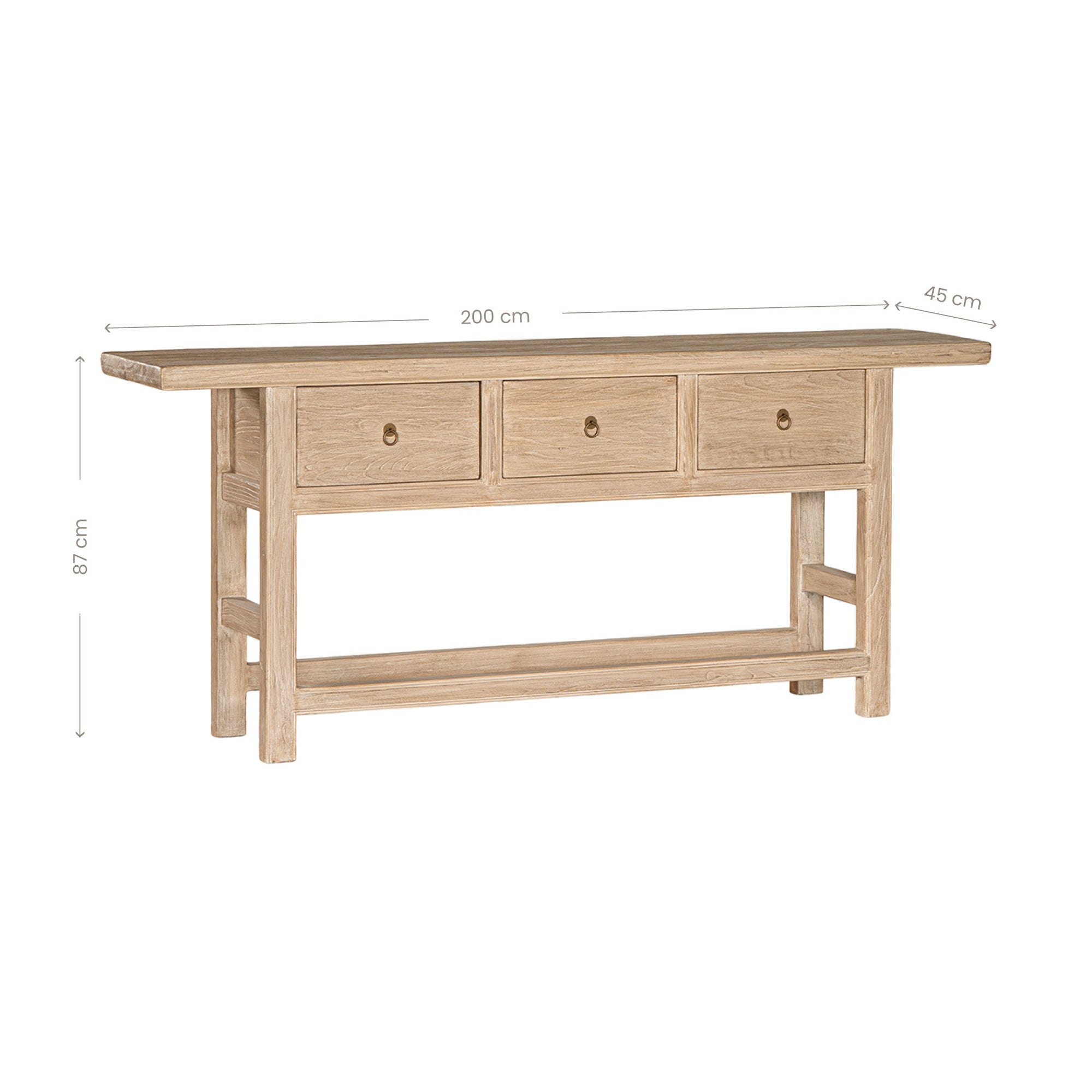 Mongol Elm Console | Drift Uniqwa Collections