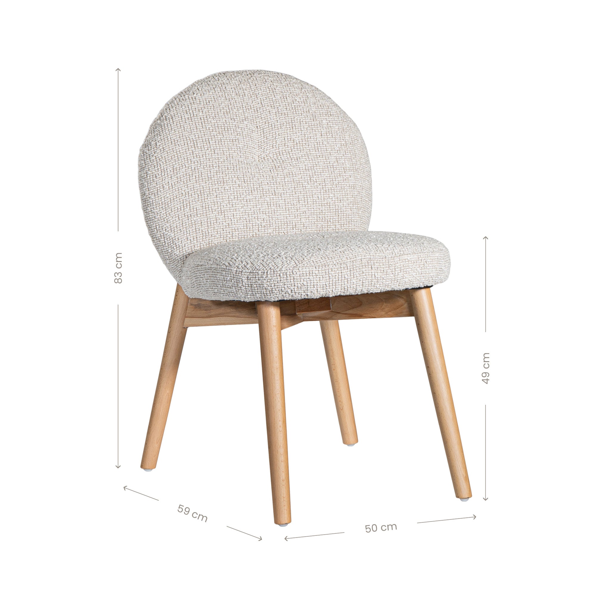 Montego Dining Chair | Alabaster Uniqwa Collections