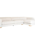Mukuru Sofa | Right-Hand Chaise | Natural Uniqwa Collections