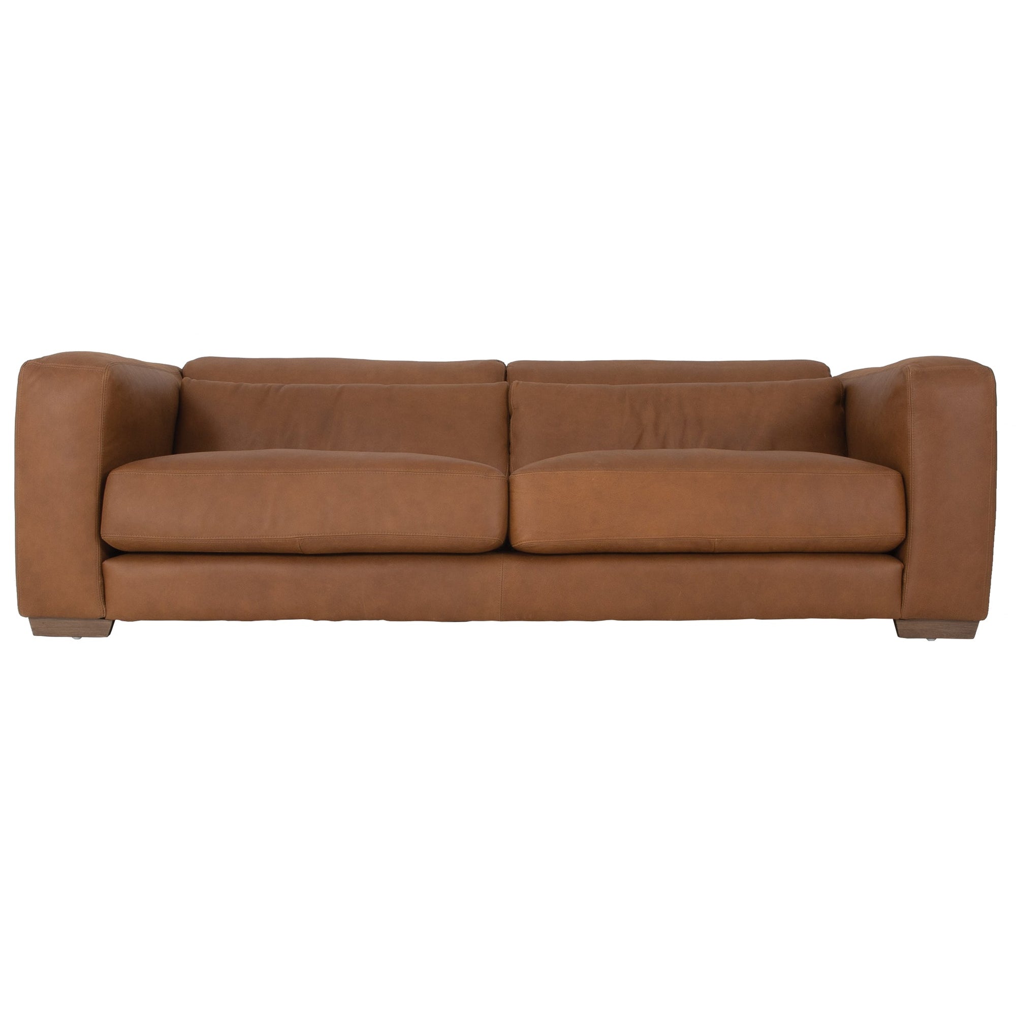 Mukuru Sofa | Three Seater | Leather | Cognac Uniqwa Collections