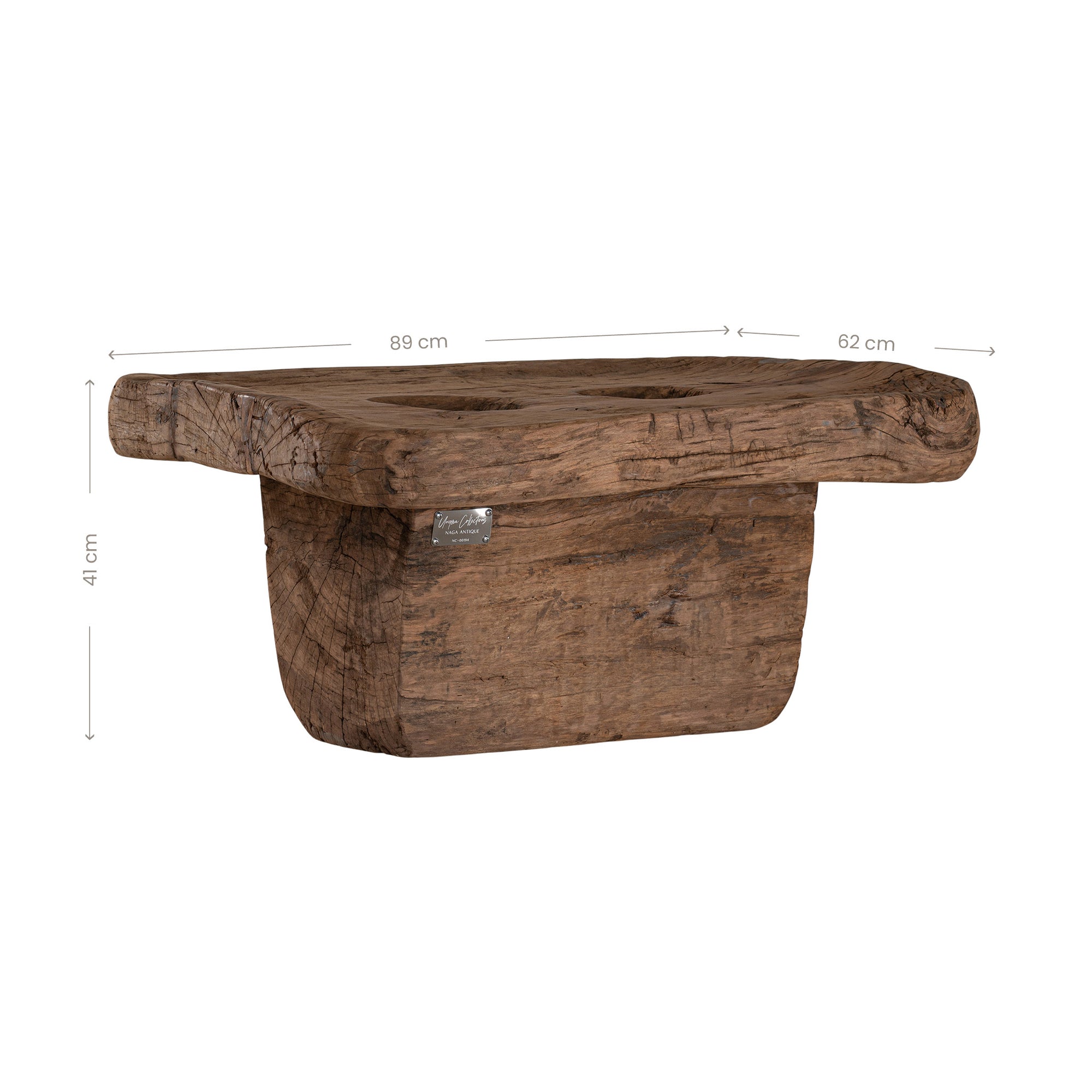 Naga Antique Hut Grinder NC-00194 Authentic Naga Antique