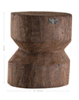 Naga Antique Round Hut Grinder NC-00262 Authentic Naga Antique