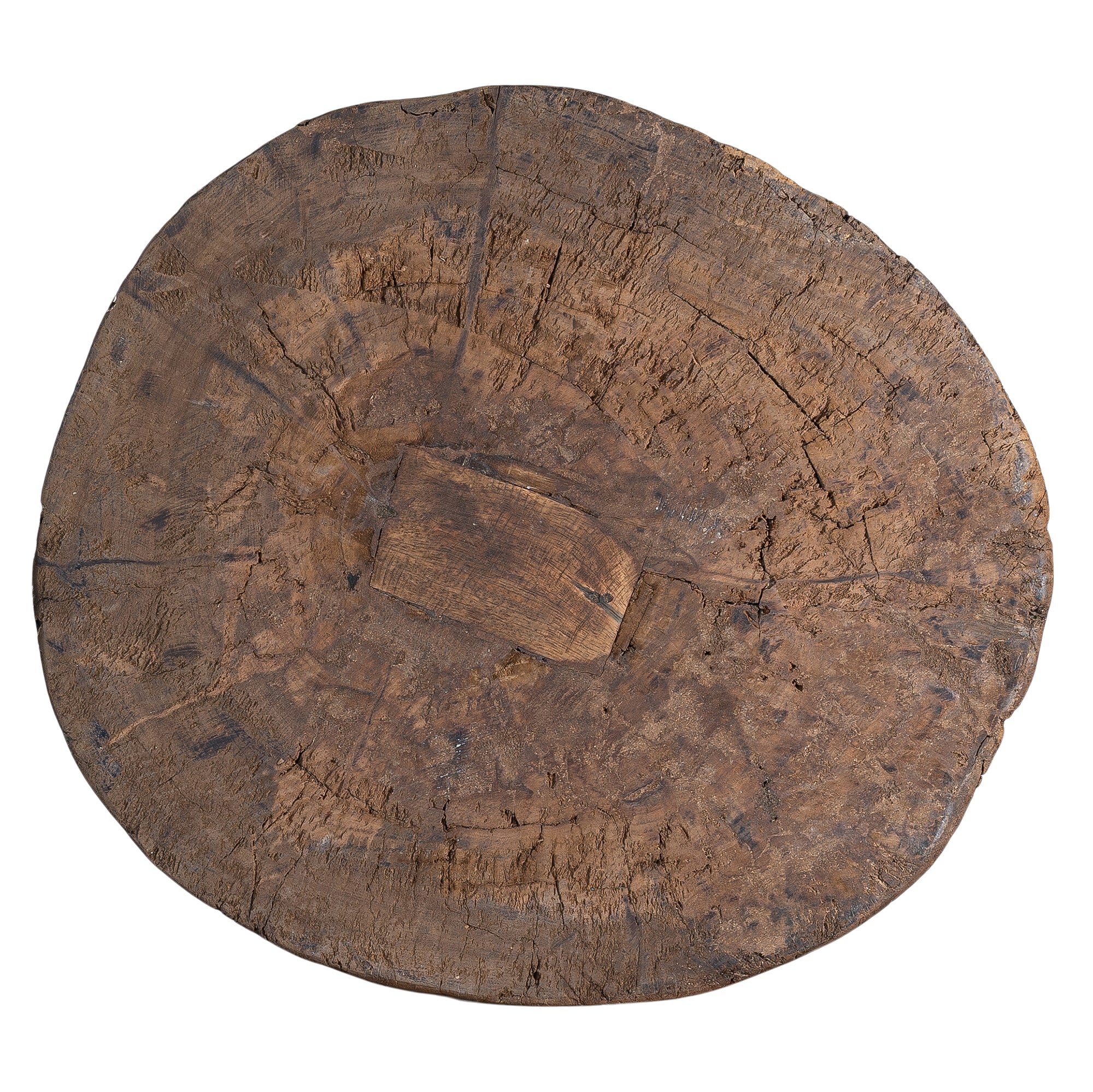 Naga Antique Round Hut Grinder NC-00262 Authentic Naga Antique