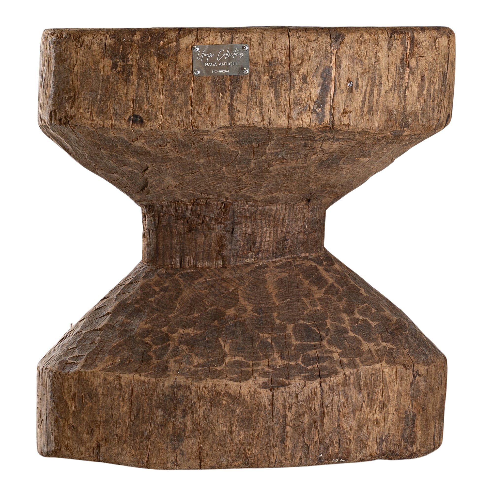 Naga Antique Round Hut Grinder NC-00264 Authentic Naga Antique