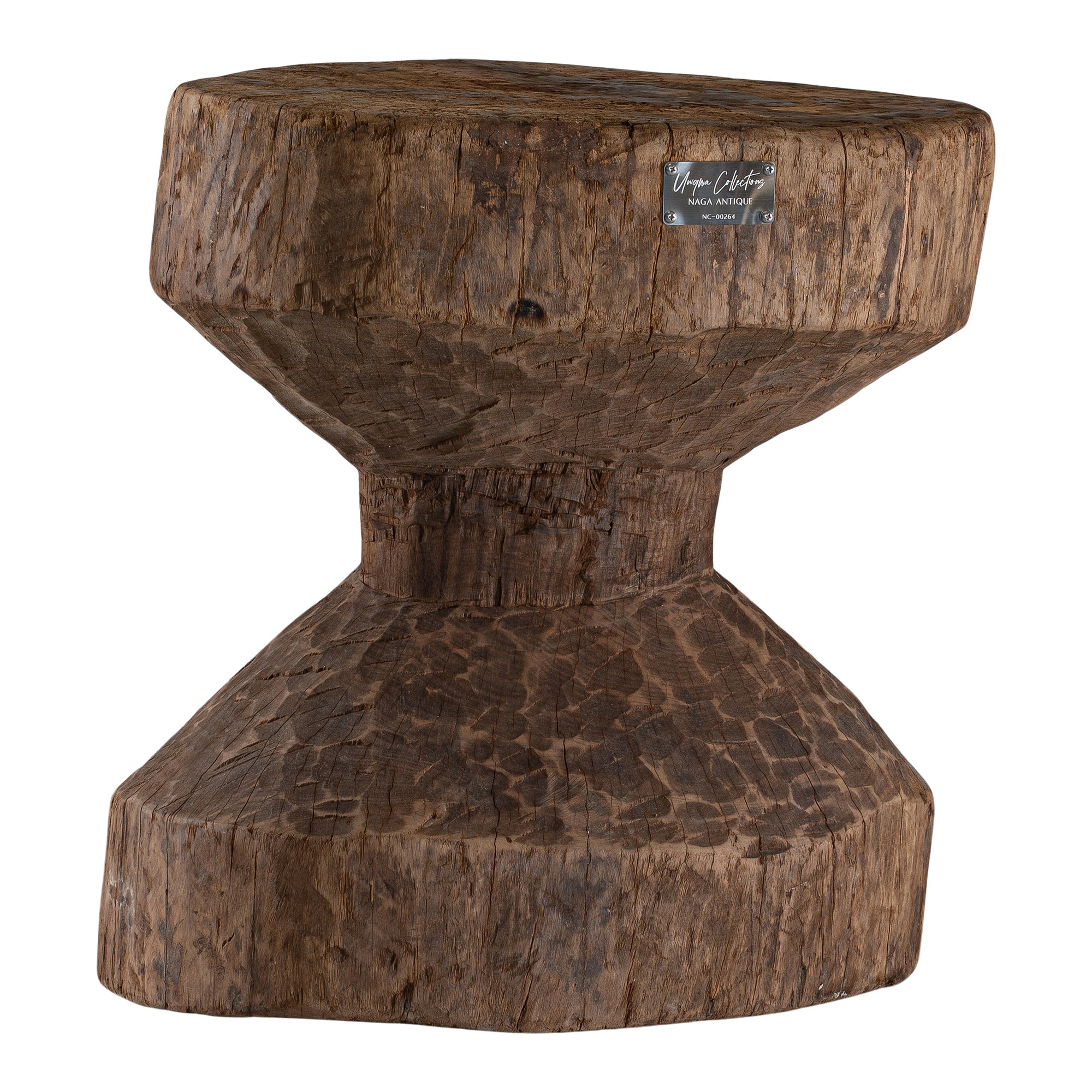 Naga Antique Round Hut Grinder NC-00264 Authentic Naga Antique