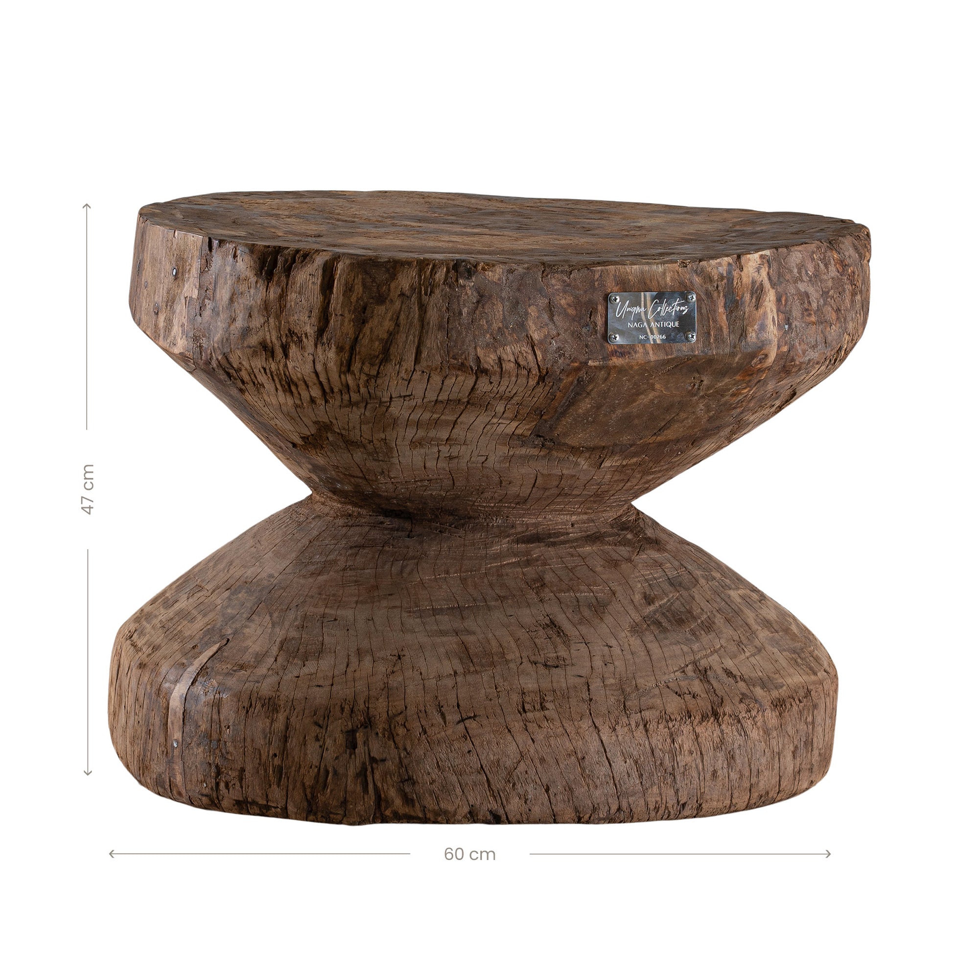 Naga Antique Round Hut Grinder NC-00266 Authentic Naga Antique