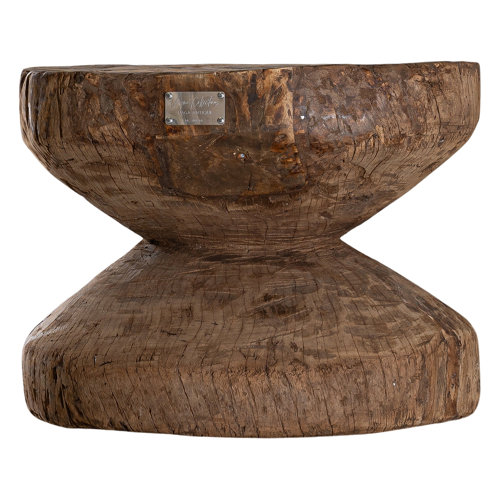 Naga Antique Round Hut Grinder NC-00266 Authentic Naga Antique