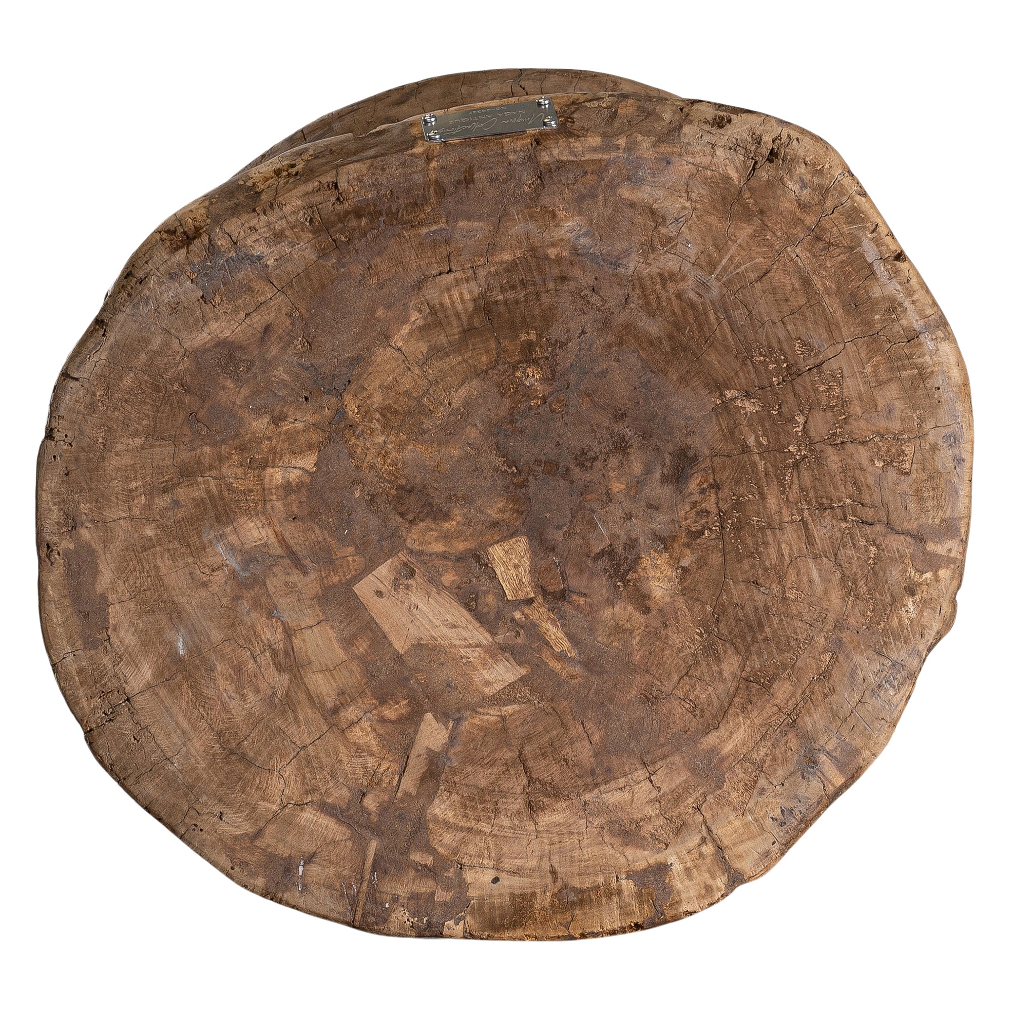 Naga Antique Round Hut Grinder NC-00267 Authentic Naga Antique