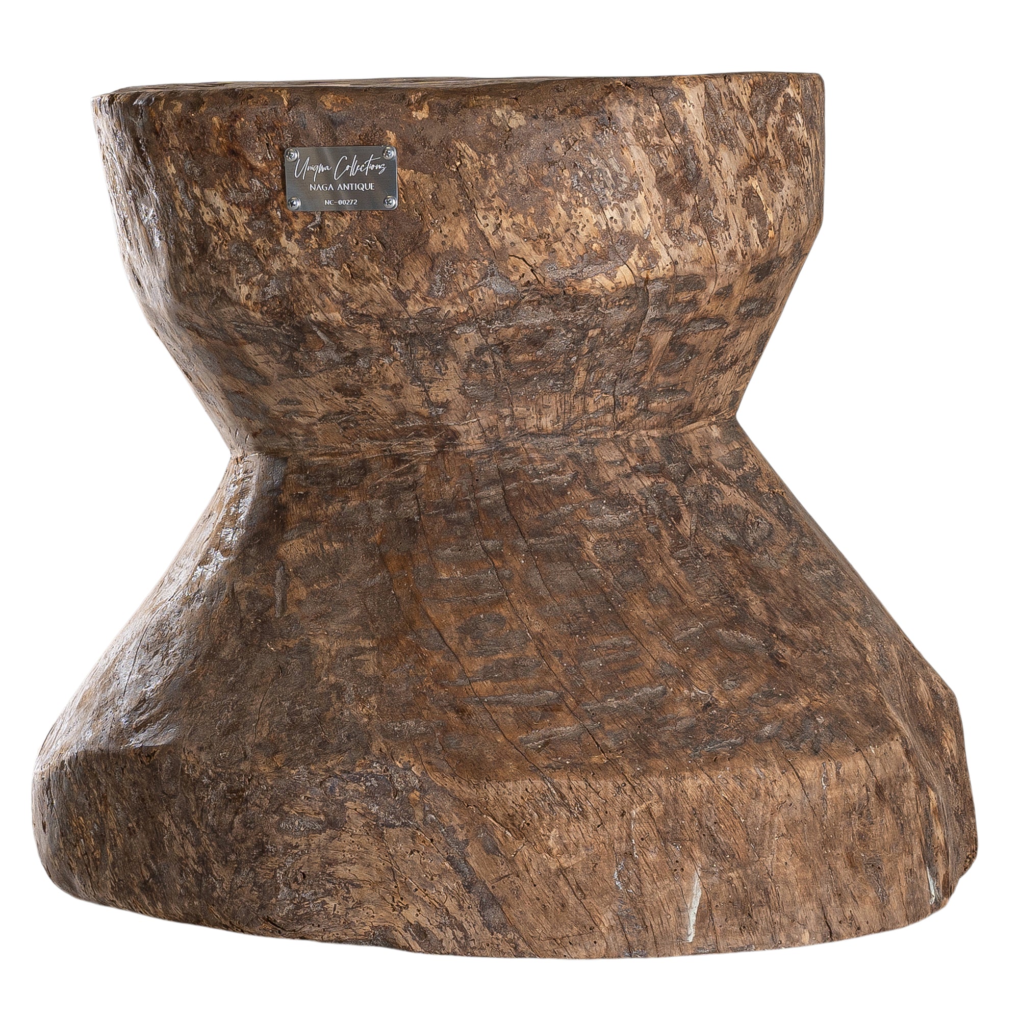 Naga Antique Round Hut Grinder NC-00272 Authentic Naga Antique