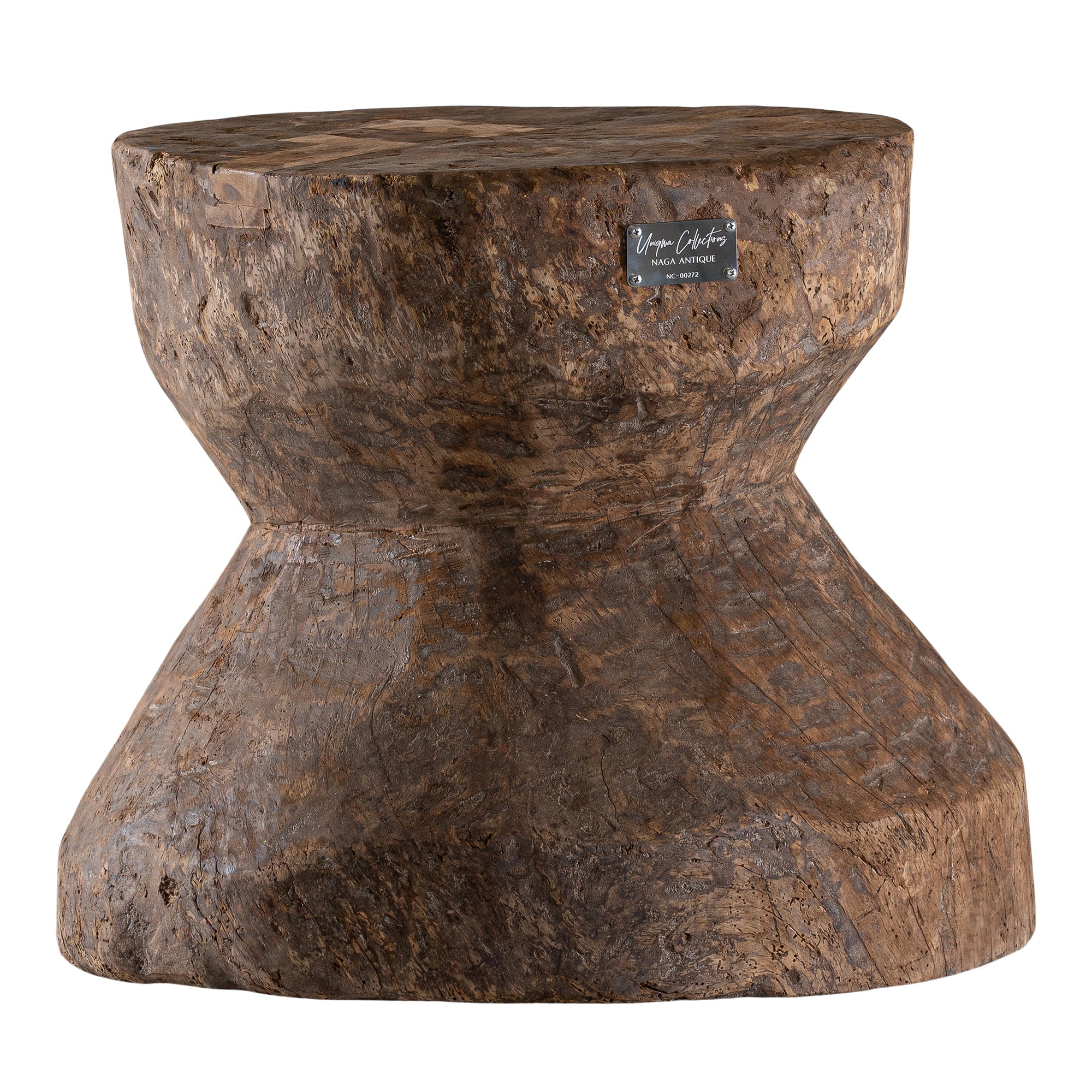 Naga Antique Round Hut Grinder NC-00272 Authentic Naga Antique
