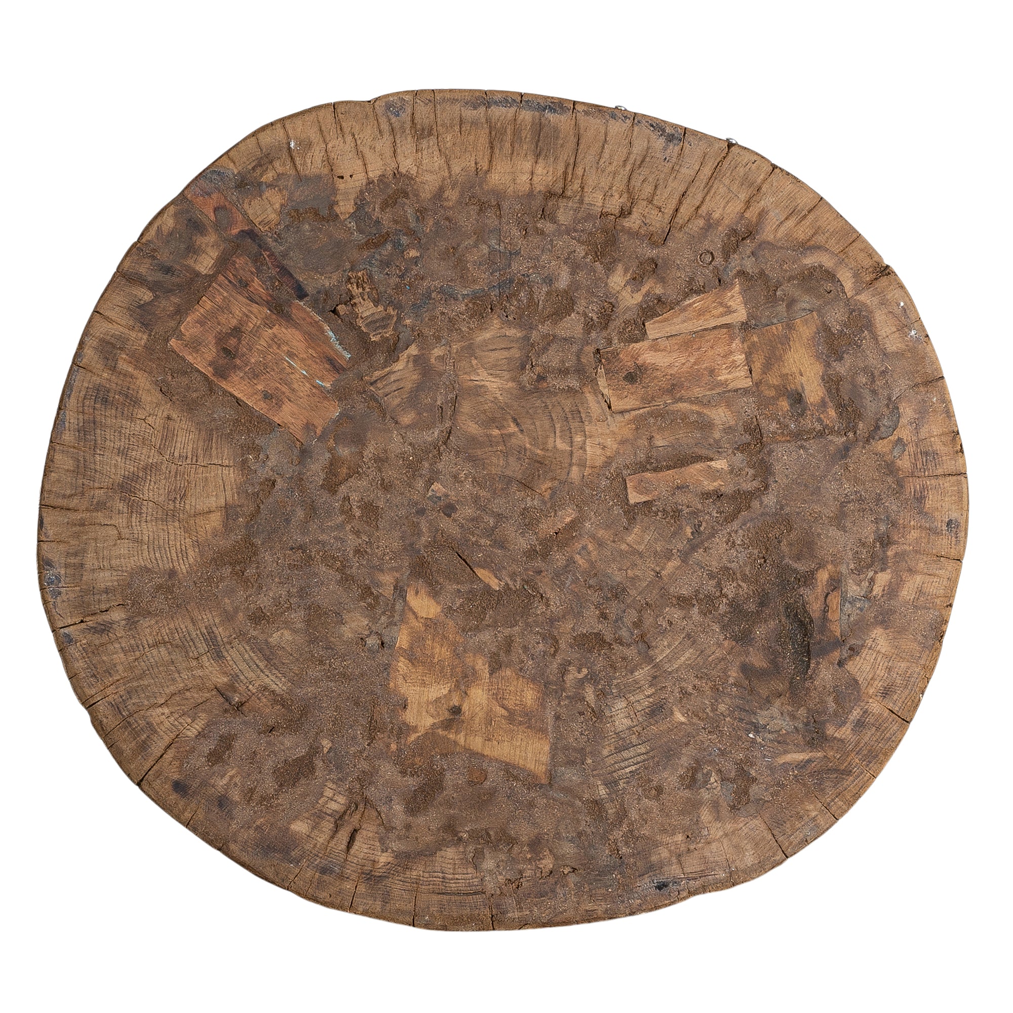 Naga Antique Round Hut Grinder NC-00273 Authentic Naga Antique