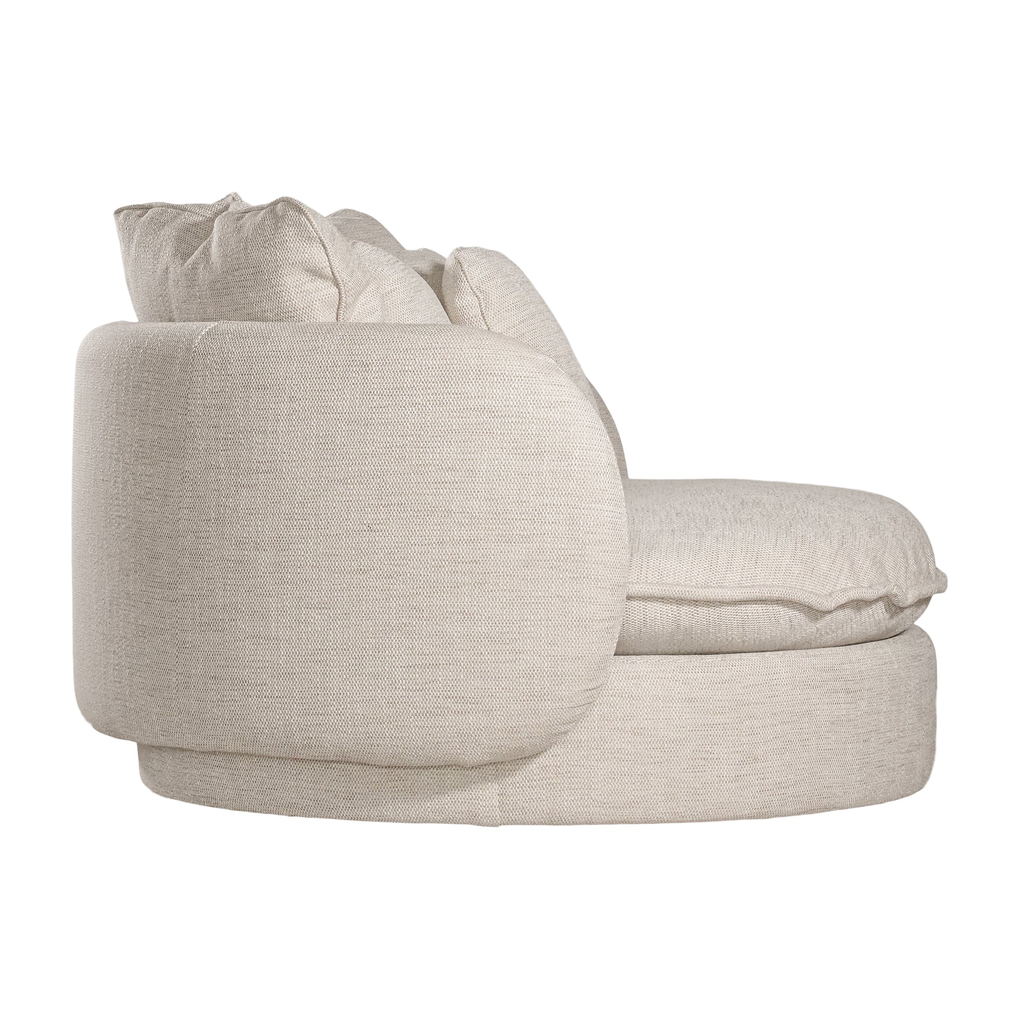 Nikka Oversized Lounger | Natural Uniqwa Collections