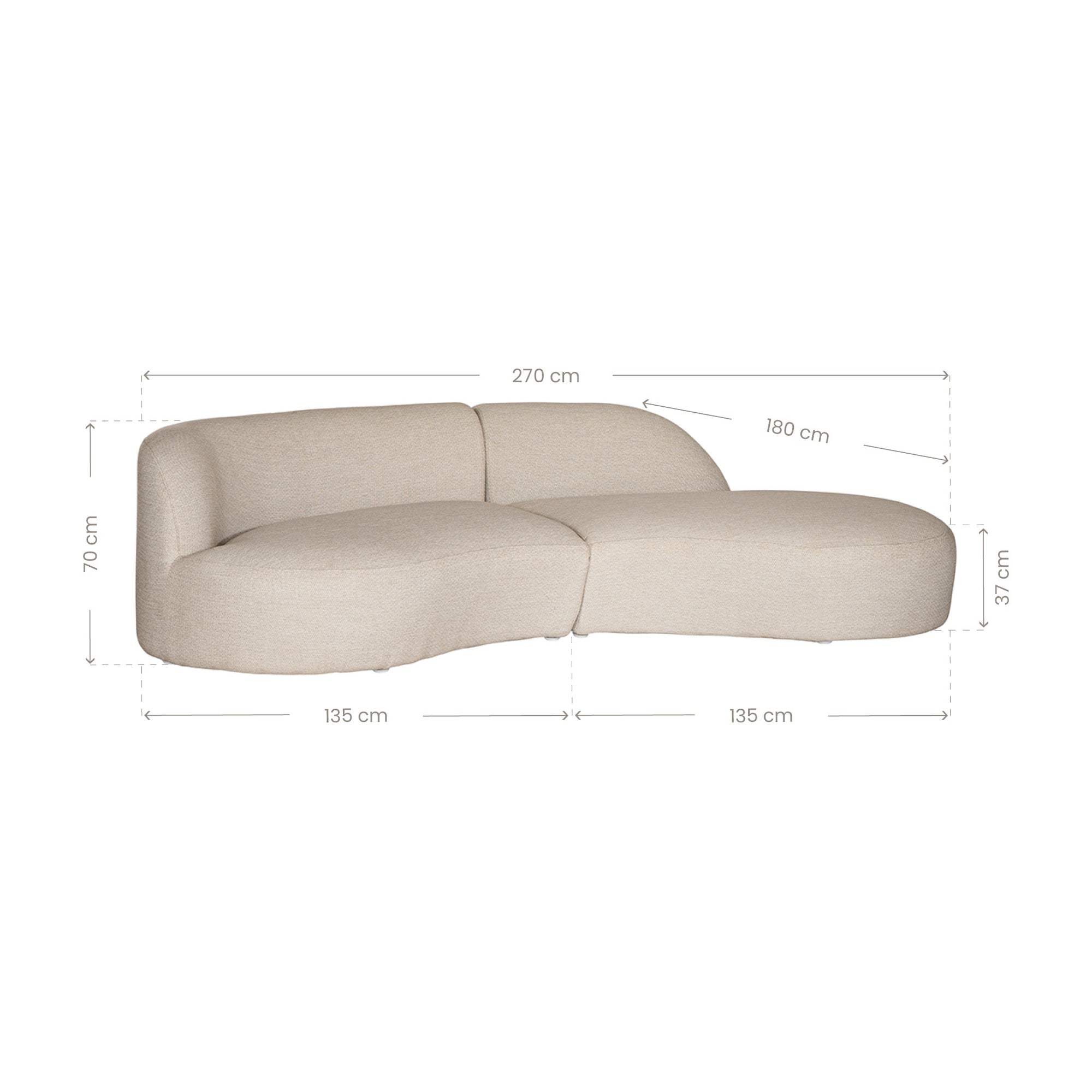 Oasis Sofa 2.7meters | Full Outdoors Uniqwa Collections