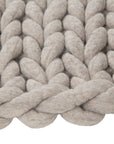 100% Organic Wool Plaid | Light Grey Last Chance Collection
