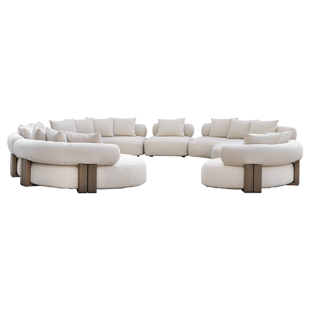 Porto Cervo Modular Sofa | Complete Set | Full Outdoor | Crema