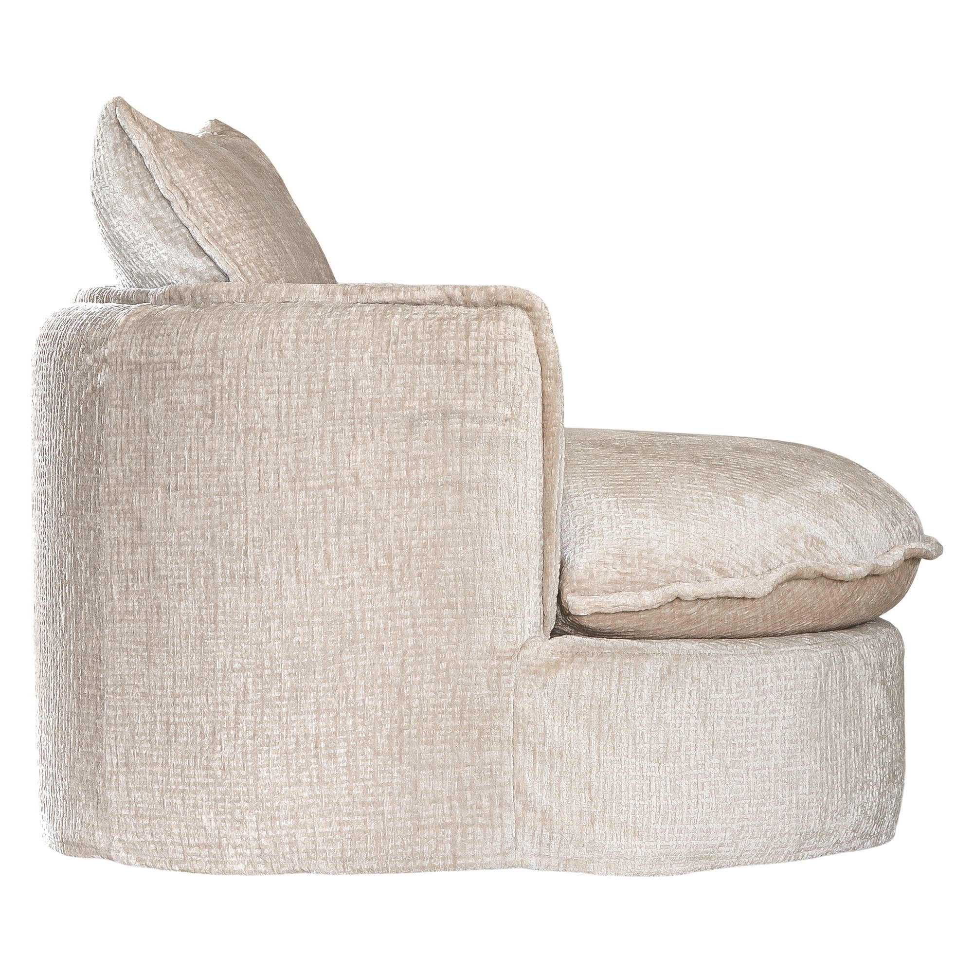 Sabora Swivel Chair | Sand Mirage Uniqwa Collections