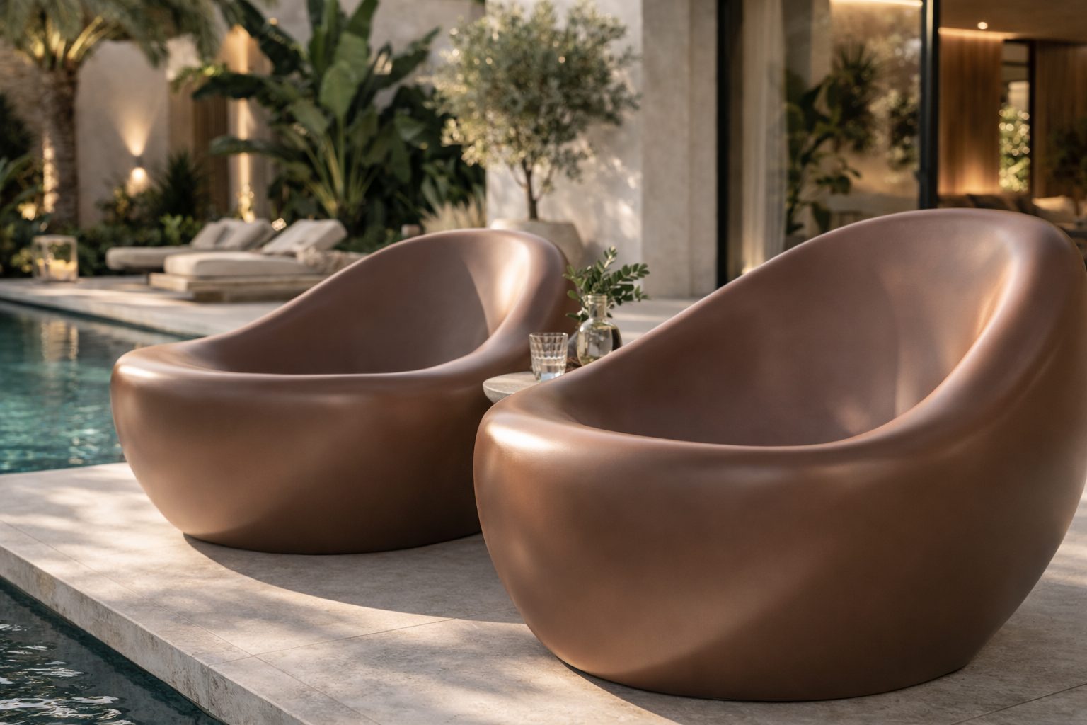 Santorini Chair | Chocolate Uniqwa Collections