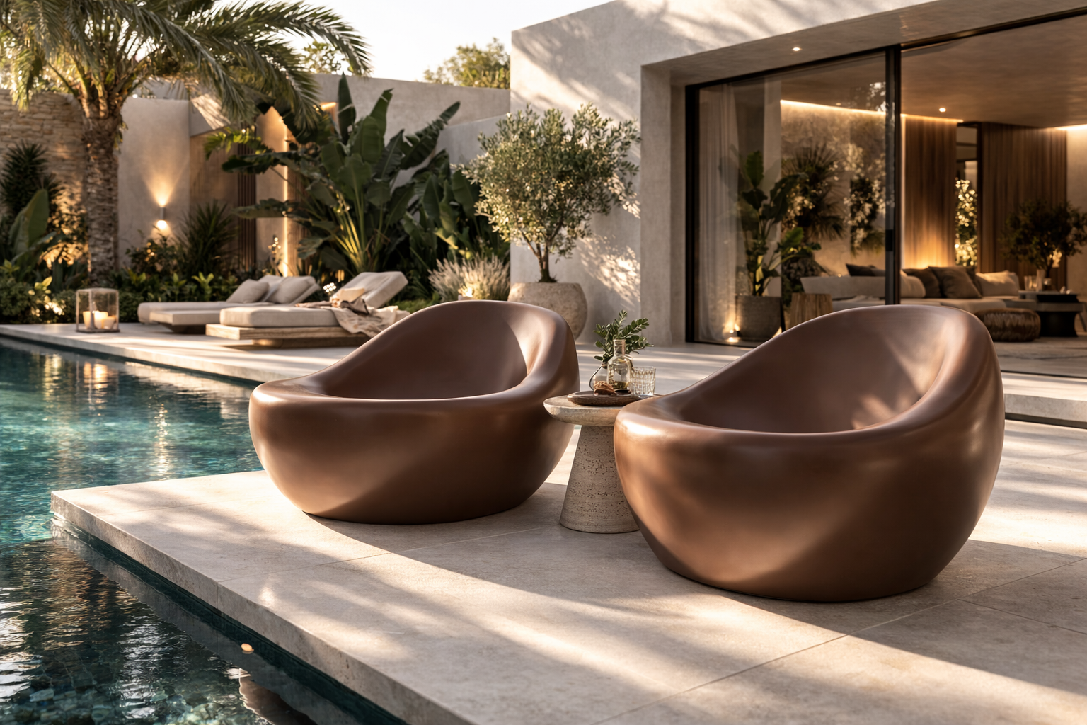 Santorini Chair | Chocolate Uniqwa Collections