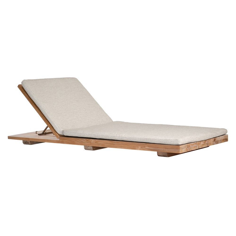 Savannah Teak Sun Lounger Luxury Natural Uniqwa Collections
