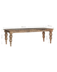 Settlement Dining Table 2.4 meter Uniqwa Collections
