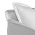 Singita Slipcover | One Seater | Nia Stitching White Uniqwa Collections