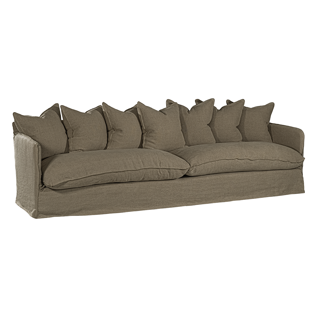 Singita Slipcover | Four Seater Bark Uniqwa Collections