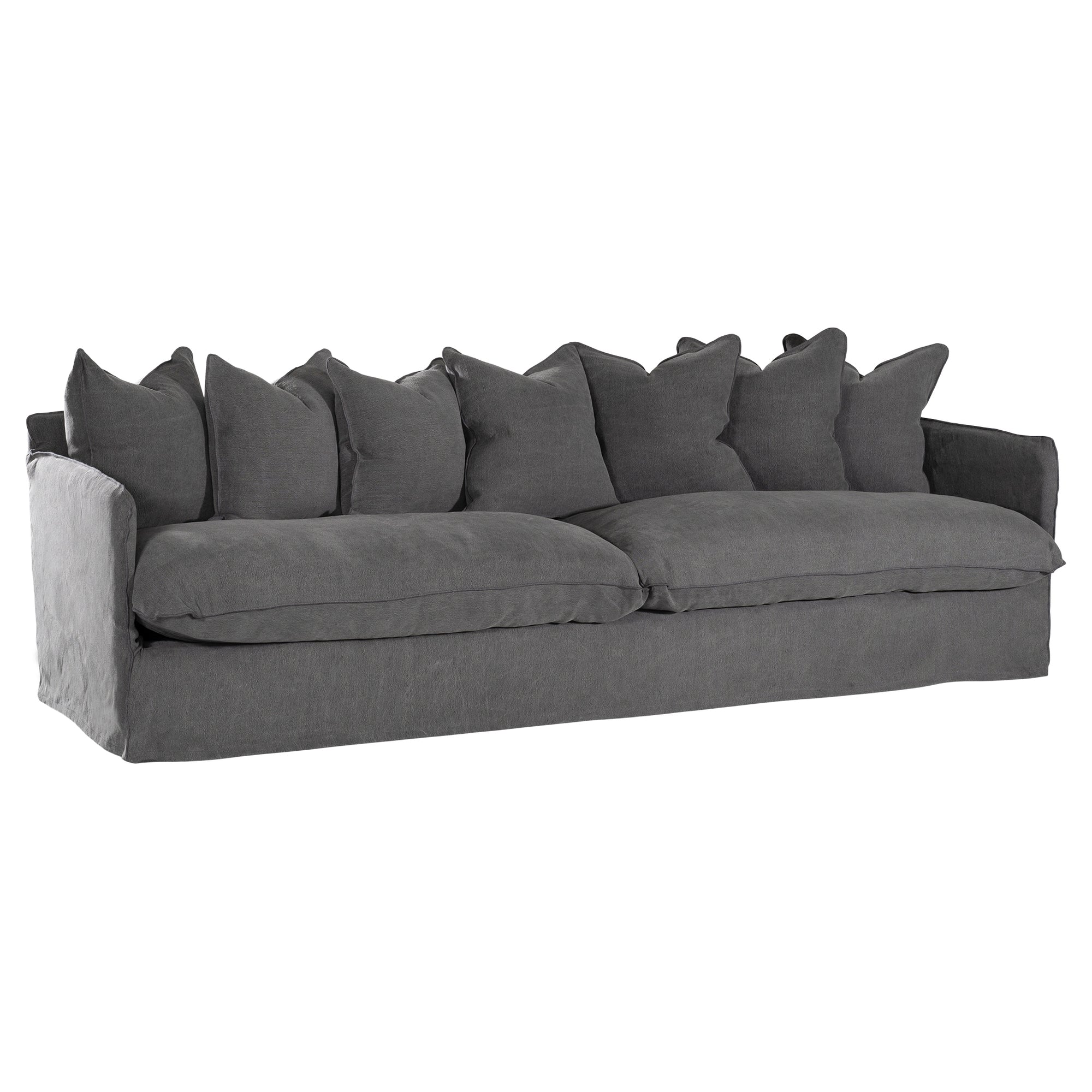 Singita Sofa | Four Seater Charcoal Uniqwa Collections