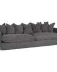 Singita Sofa | Four Seater Charcoal Uniqwa Collections