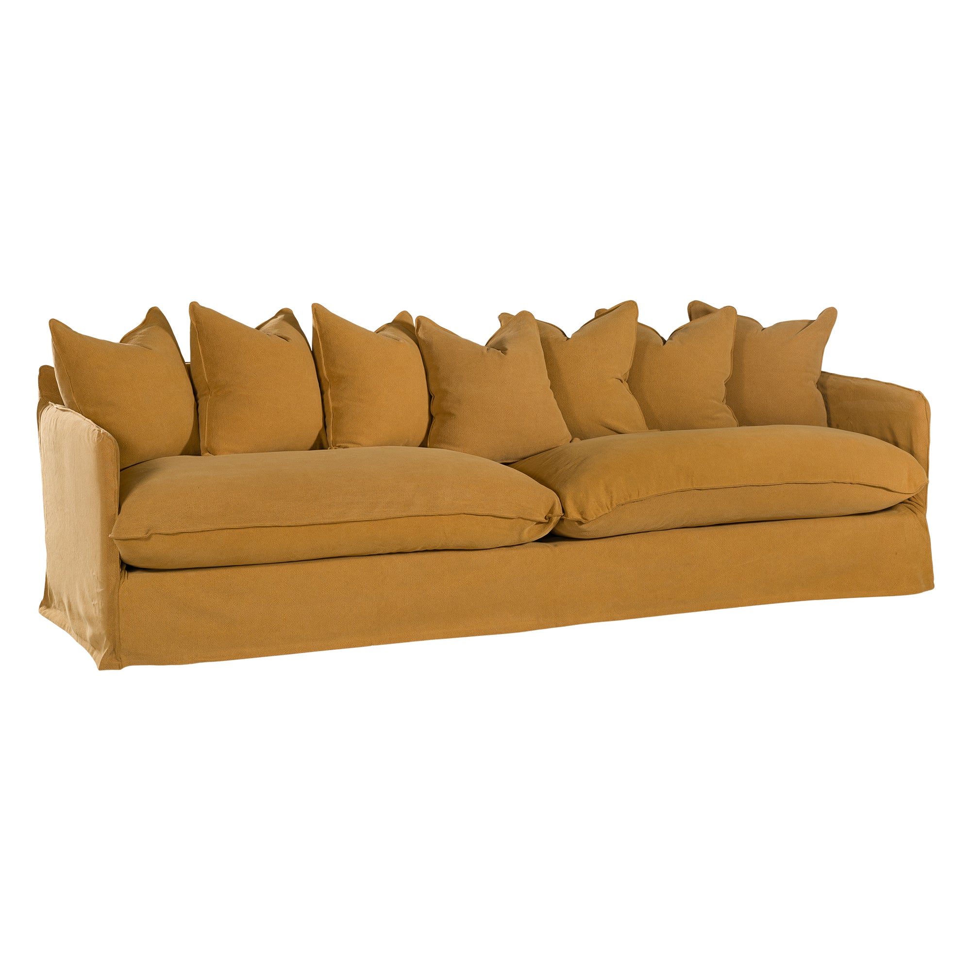 Singita Sofa | Four Seater Ochre Uniqwa Collections
