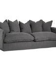 Singita Sofa | Three Seater Charcoal Uniqwa Collections