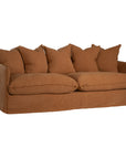 Singita Sofa | Three Seater Clay Uniqwa Collections