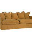 Singita Sofa | Three Seater Ochre Uniqwa Collections