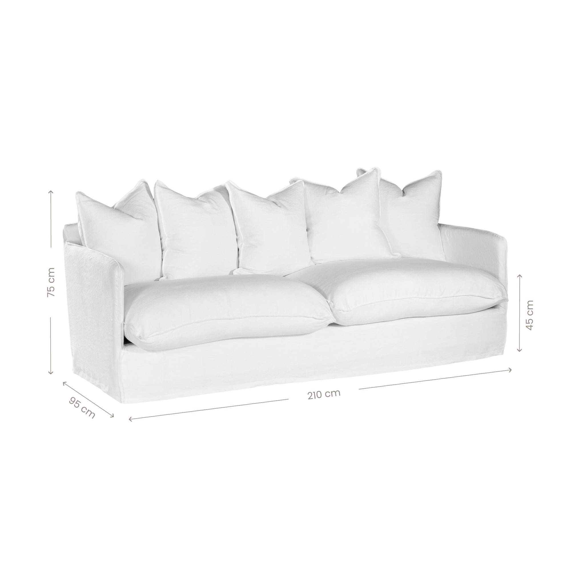 Singita Sofa | Three Seater Uniqwa Collections