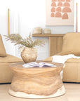 Maui Modular Sofa Aniline Leather Cashew Uniqwa Collections