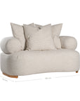 Soneva Sofa | One Seater | Natural Uniqwa Collections