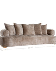 Soneva Sofa | Three Seater | Desert Haze Uniqwa Collections