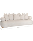 Soneva Sofa | Three Seater | Natural Uniqwa Collections