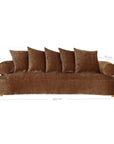 Soneva Sofa | Three Seater | Bronze Uniqwa Collections