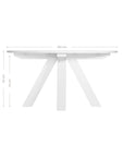 St Croix Dining Table | White Uniqwa Collections