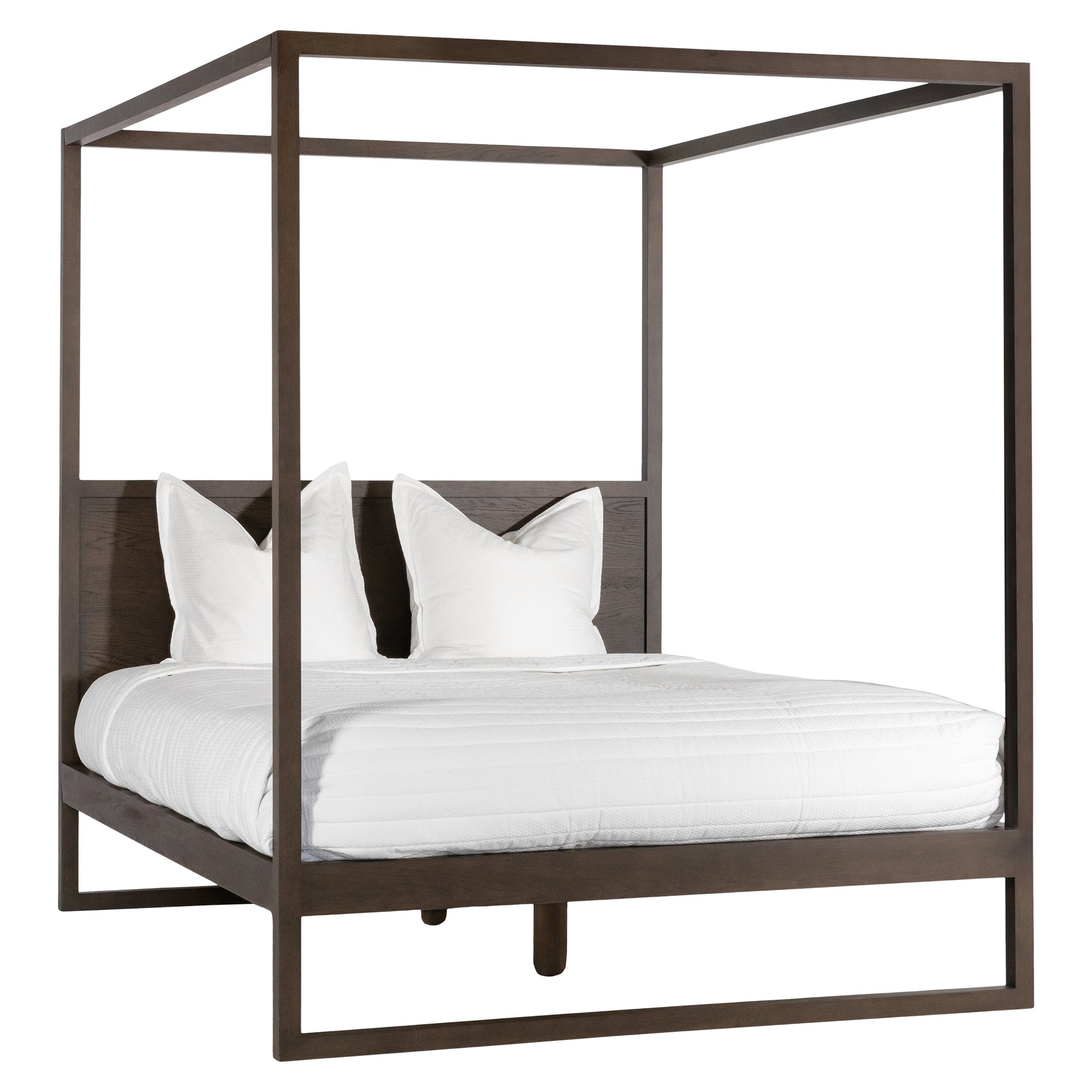 Strand Four Poster Bed | Walnut Uniqwa Collections