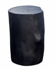 Log Stool Black Uniqwa Collections