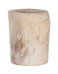 Log Stool Natural Uniqwa Collections